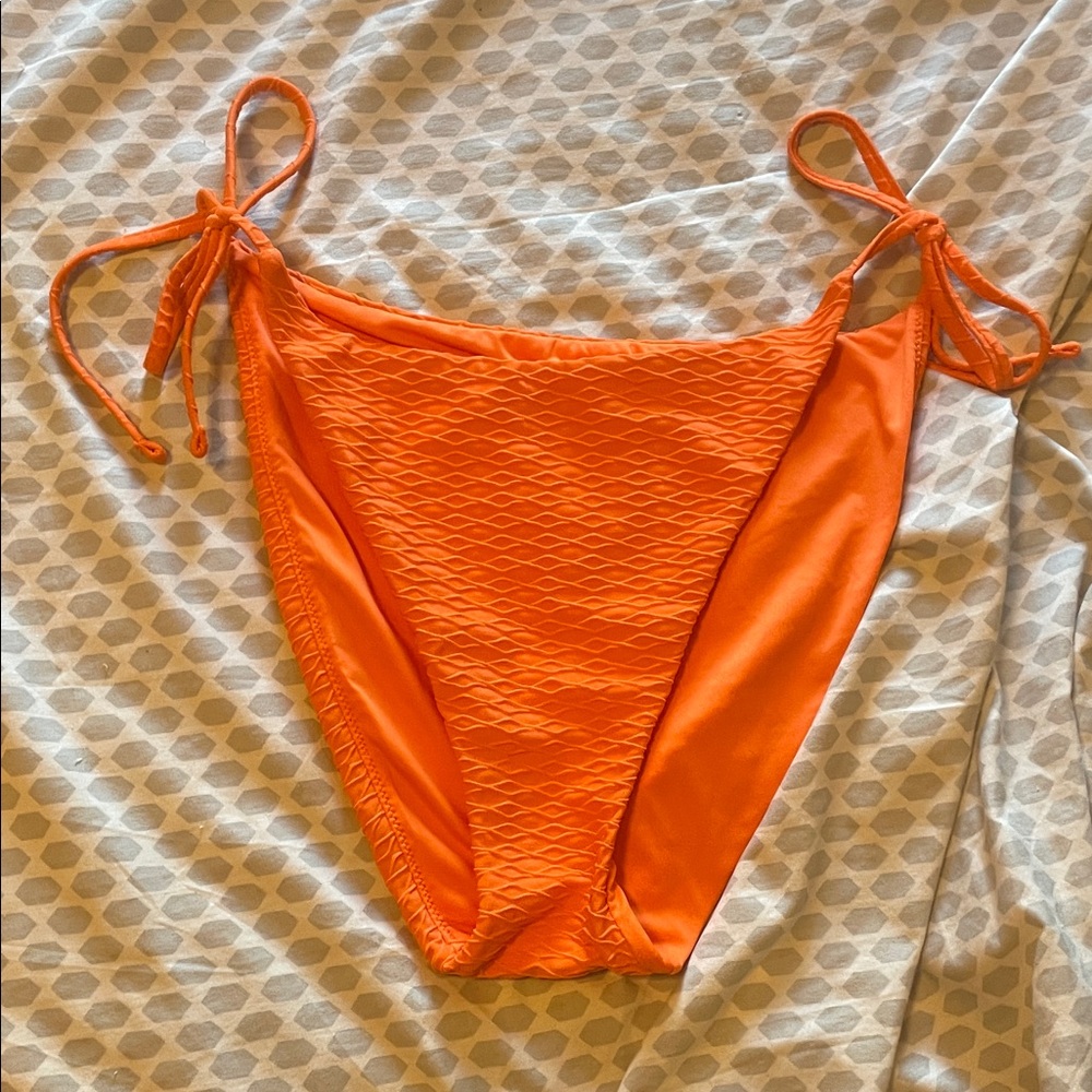 Victorias Secret Orange Bikini Bottom with Side Ties